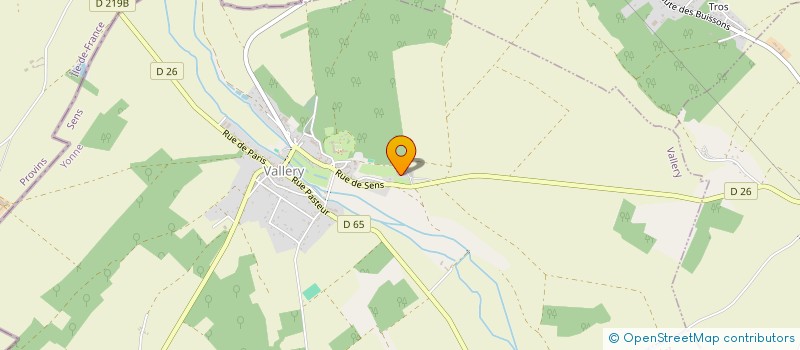 localisation de l'entreprise GFA DE LA MARGOTTIERE  VALLERY