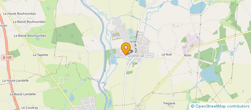 localisation de l'entreprise GFA DE LA MARIAIS  QUEBRIAC