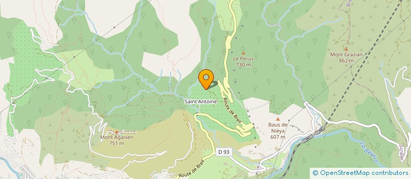 localisation de l'entreprise GFA DE LA MARTINIERE  SOSPEL