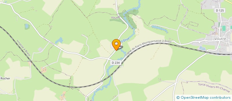 localisation de l'entreprise GFA DE LA MEDIERE  SAINT-GEORGES-SUR-ERVE