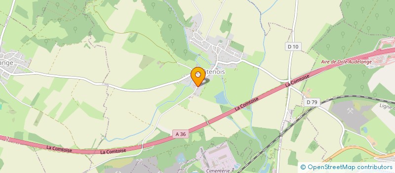 localisation de l'entreprise GFA DE LA MENEROTTE  CHATENOIS