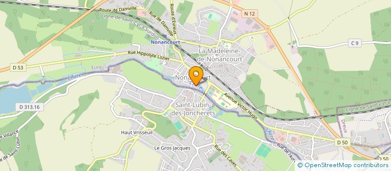 localisation de l'entreprise GFA DE LA MERBOUTON  NONANCOURT