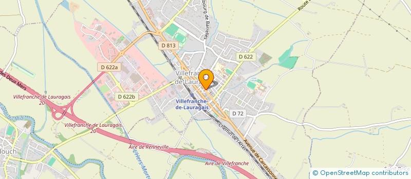 localisation de l'entreprise GFA DE LA METAIRIE  VILLEFRANCHE-DE-LAURAGAIS