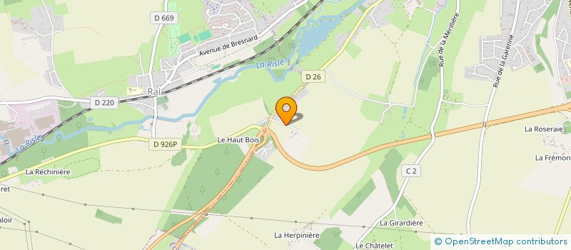 localisation de l'entreprise GFA DE LA METAIRIE à L AIGLE