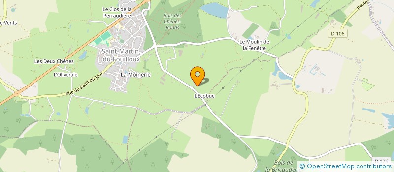 localisation de l'entreprise GFA DE LA MICHAUDIERE  LA POSSONNIERE