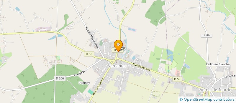 localisation de l'entreprise GFA DE LA MORINIERE  NOYANT-VILLAGES