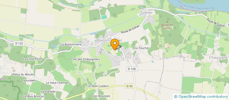 localisation de l'entreprise GFA DE LA MOTTE à BRISSAC LOIRE AUBANCE