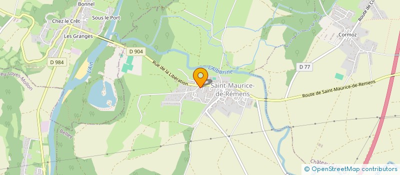 localisation de l'entreprise GFA DE LA MURE  AMBUTRIX