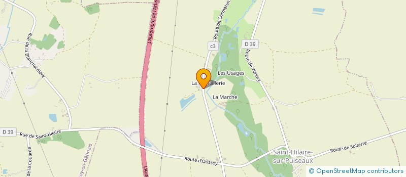 localisation de l'entreprise GFA DE LA MUZARDIERE  SAINT-HILAIRE-SUR-PUISEAUX
