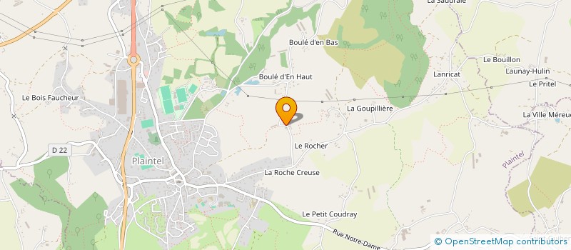 localisation de l'entreprise GFA DE LA NOE MORVUE  PLAINTEL