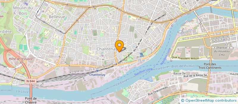 localisation de l'entreprise GFA DE LA NOELLE à NANTES