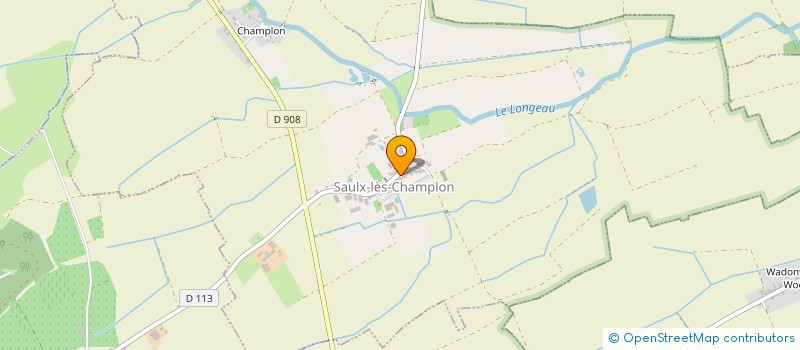 localisation de l'entreprise GFA DE LA NOUE à SAULX-LES-CHAMPLON