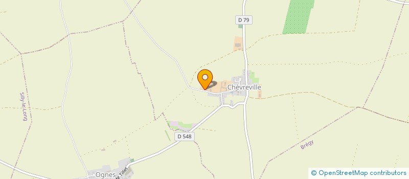 localisation de l'entreprise GFA DE LA NOUETTE  CHEVREVILLE