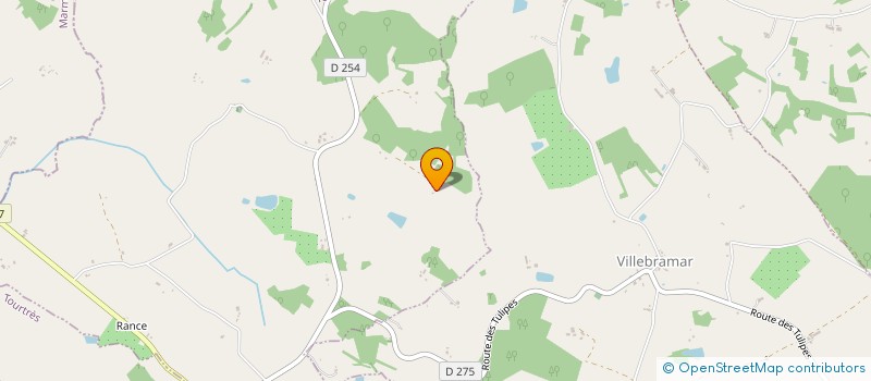 localisation de l'entreprise GFA DE LA NOURETTE  SAINT ETIENNE DE FOUGERES