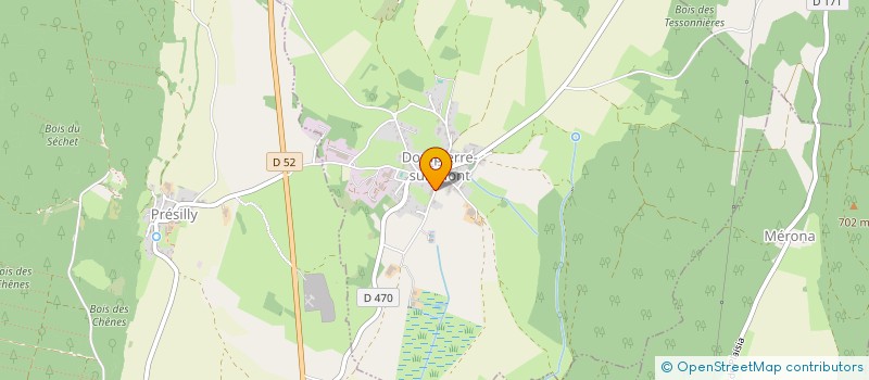 localisation de l'entreprise GFA DE LA PAGOTTE  DOMPIERRE-SUR-MONT