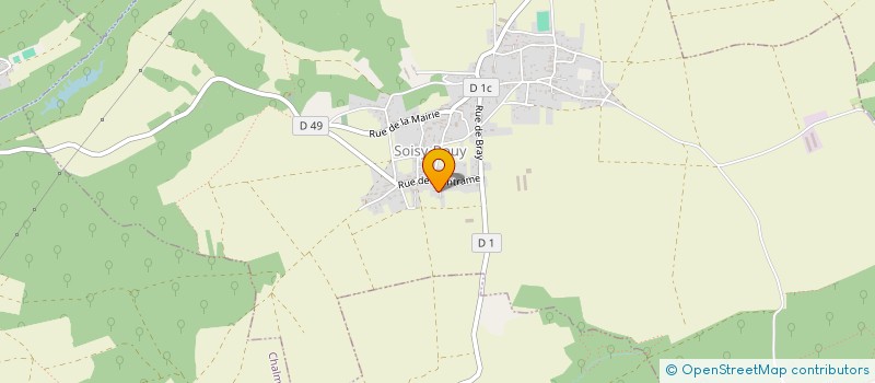 localisation de l'entreprise GFA DE LA PALLIERE  SOISY-BOUY