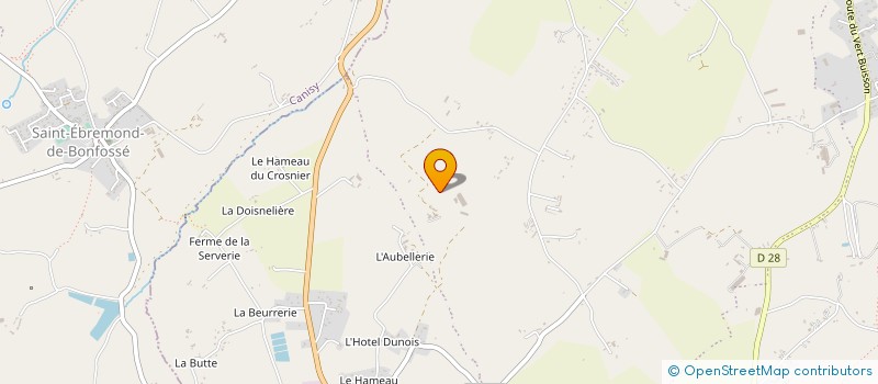 localisation de l'entreprise GFA DE LA PATOYERE  BOURGVALLEES