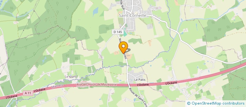 localisation de l'entreprise GFA DE LA PAUMERIE  SAINT CORNEILLE