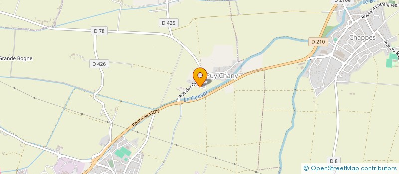 localisation de l'entreprise GFA DE LA PEGOIRE à SAINT-BEAUZIRE