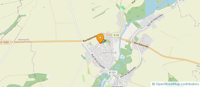 localisation de l'entreprise GFA DE LA PELLE A FOUR  VERMAND