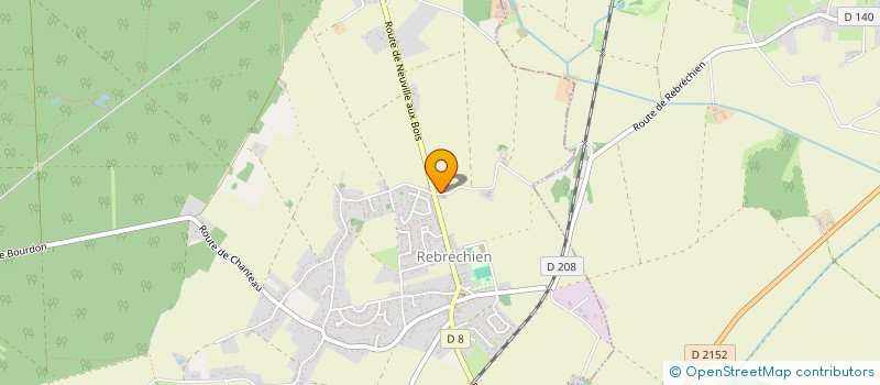 localisation de l'entreprise GFA DE LA PELOTONNIERE  REBRECHIEN