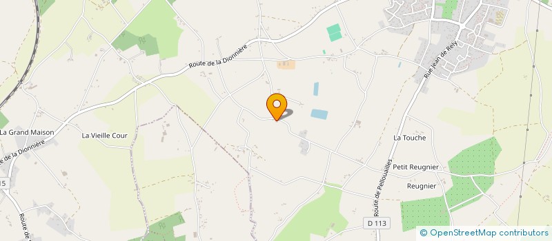 localisation de l'entreprise GFA DE LA PERRAUDIERE  JARZE VILLAGES