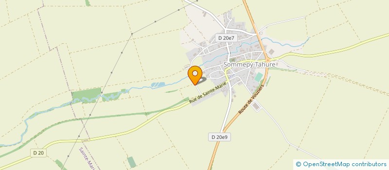 localisation de l'entreprise GFA DE LA PERRIERE  BUSSY-LE-CHATEAU