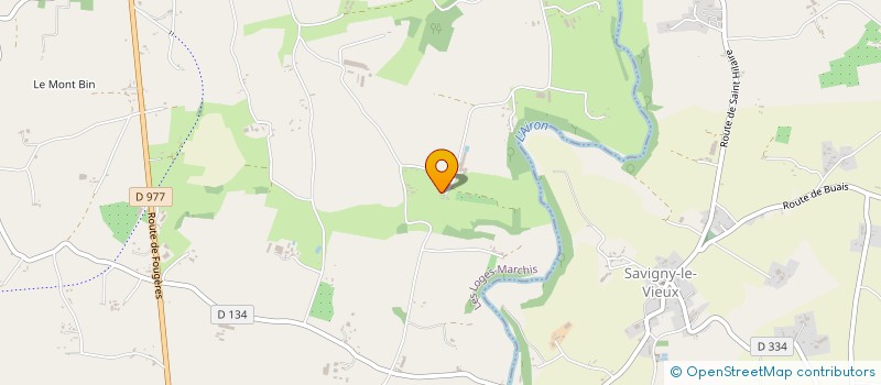 localisation de l'entreprise GFA DE LA PETITE FORET  LES LOGES-MARCHIS