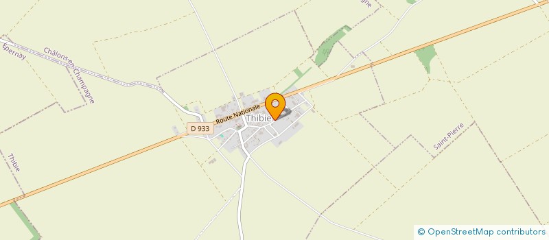 localisation de l'entreprise GFA DE LA PETITE GIRONDE  THIBIE