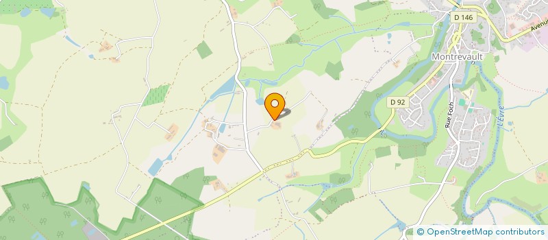 localisation de l'entreprise GFA DE LA PETITE MOINIE à MONTREVAULT-SUR-EVRE