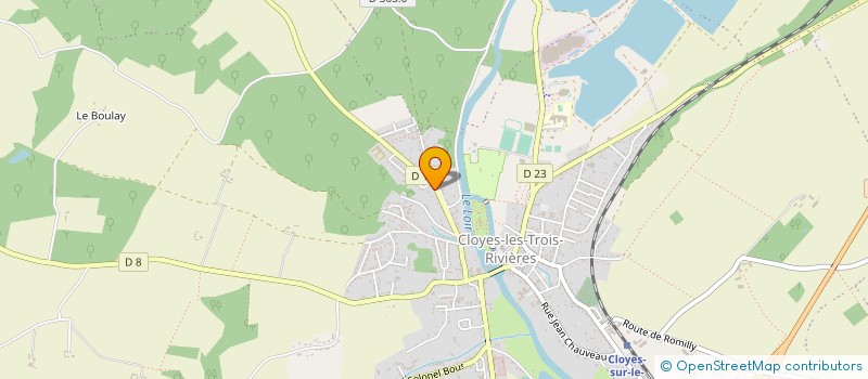 localisation de l'entreprise GFA DE LA PETITE PERRINE à CLOYES-LES-TROIS-RIVIERES