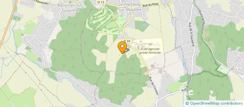 localisation de l'entreprise GFA DE LA PETITE PLAINE  LE TREMBLAY-SUR-MAULDRE