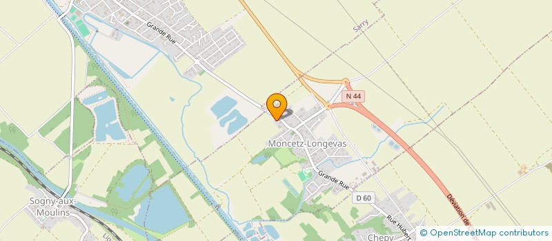 localisation de l'entreprise GFA DE LA PETITE RANGEE  MONCETZ-LONGEVAS