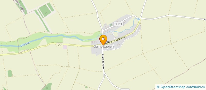 localisation de l'entreprise GFA DE LA PETITE RUE  SAINT-LUPIEN