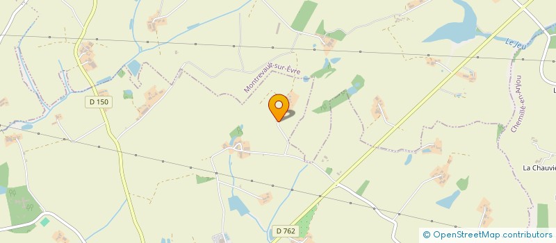 localisation de l'entreprise GFA DE LA PETITE SAULAIE  MAUGES-SUR-LOIRE