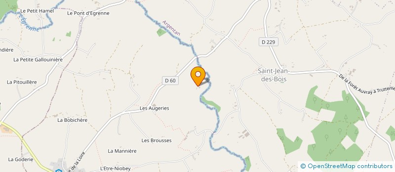 localisation de l'entreprise GFA DE LA PETITE VALLEE  LE FRESNE-PORET