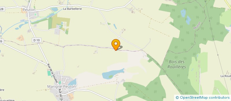localisation de l'entreprise GFA DE LA PEURONNIERE à MARIGNE-PEUTON