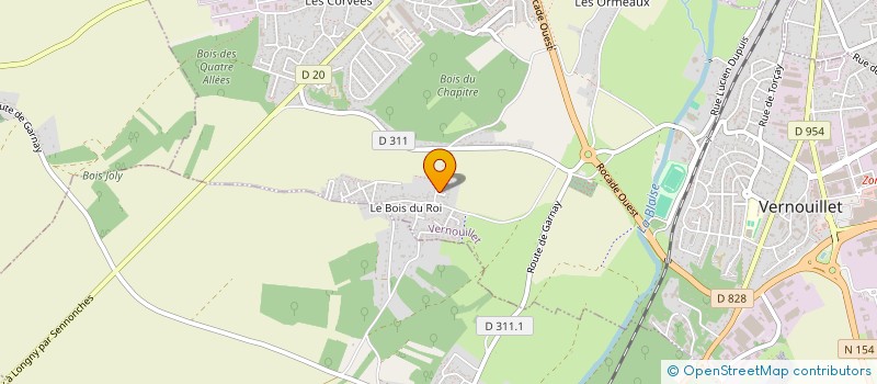 localisation de l'entreprise GFA DE LA PICHARDIERE à SAULNIERES