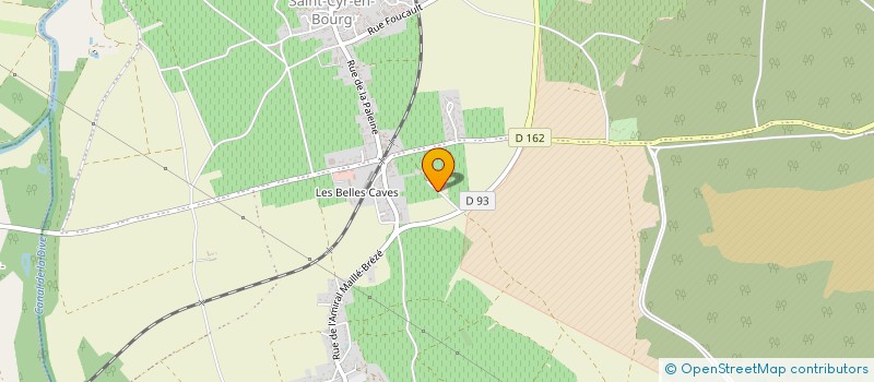 localisation de l'entreprise GFA DE LA PIECE AUX MOINES  LE PUY-NOTRE-DAME