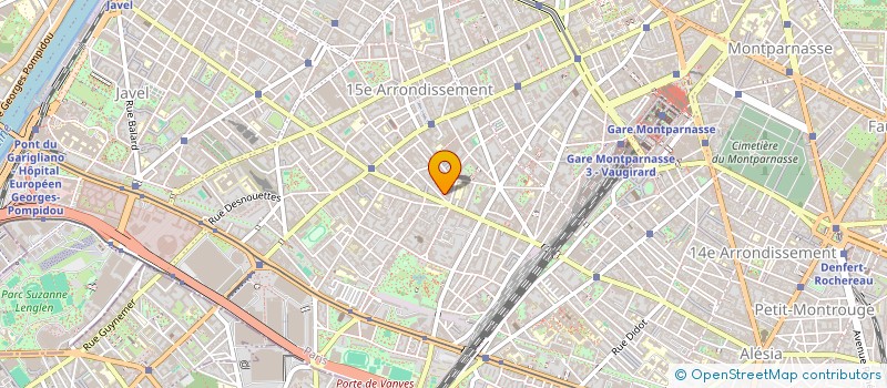 localisation de l'entreprise GFA DE LA PIERRE LEVEE à PARIS