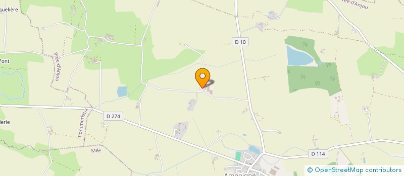 localisation de l'entreprise GFA DE LA PINCEGUERRIERE à CHATEAU-GONTIER-SUR-MAYENNE