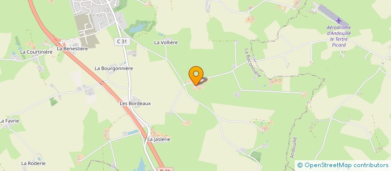 localisation de l'entreprise GFA DE LA PIOCHERE  LA BACONNIERE