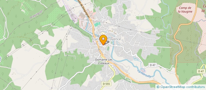 localisation de l'entreprise GFA DE LA PISCICULTURE DES BAUMES à TRANS-EN-PROVENCE