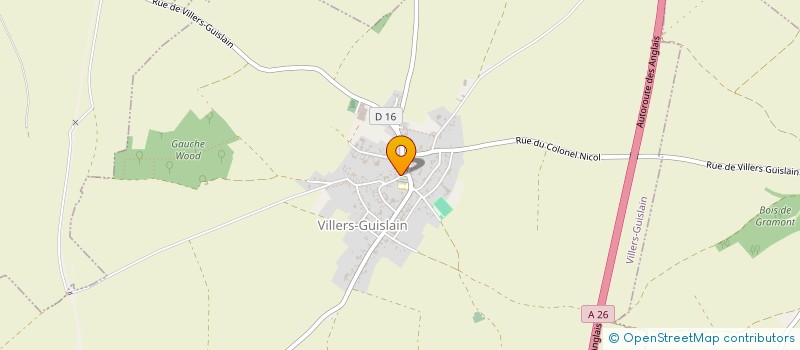 localisation de l'entreprise GFA DE LA PLACE  VILLERS-GUISLAIN