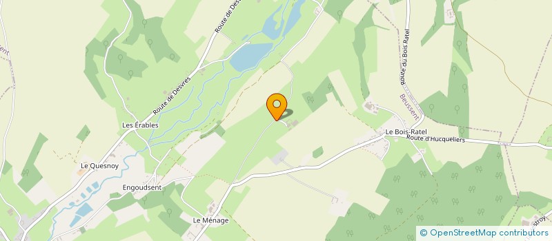 localisation de l'entreprise GFA DE LA PLAINE AUX LIEVRES  BEUSSENT