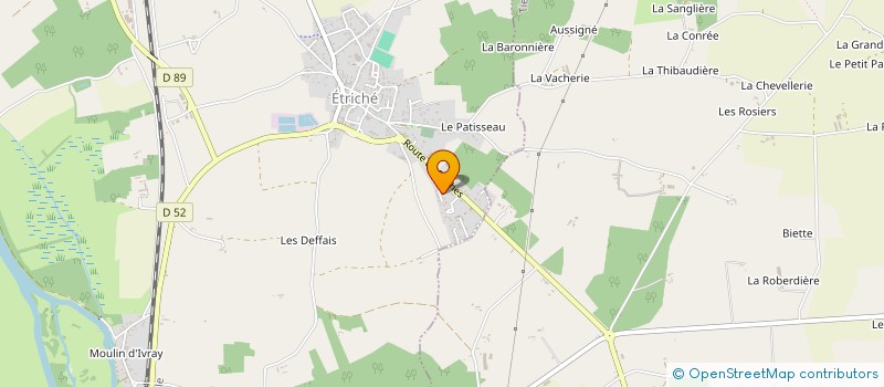 localisation de l'entreprise GFA DE LA PLOTTERIE  JUVARDEIL