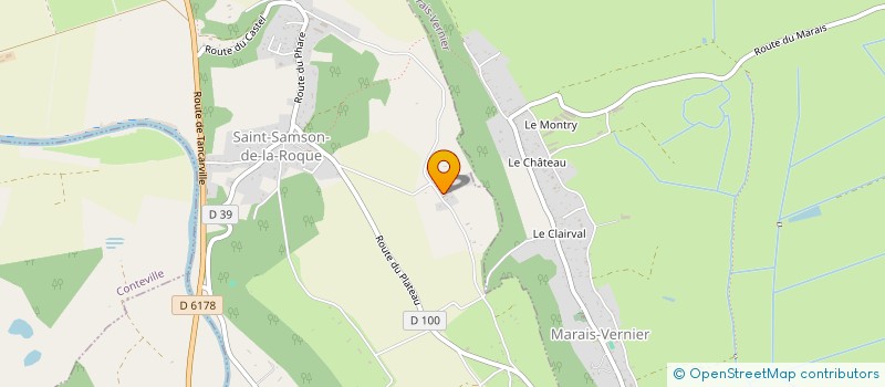 localisation de l'entreprise GFA DE LA POINTE DE LA ROQUE  MARAIS-VERNIER