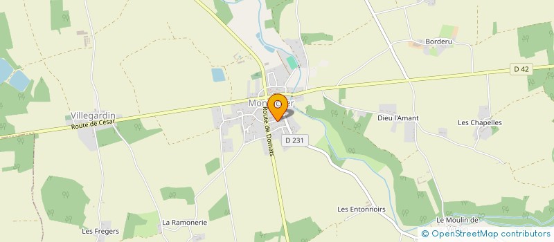localisation de l'entreprise GFA DE LA POMMERAIE à ST VALERIEN