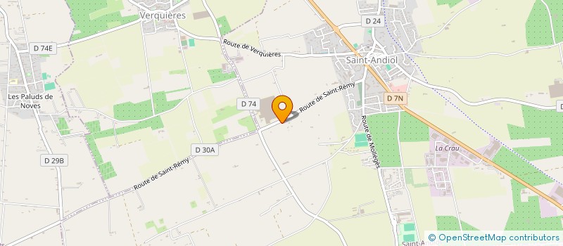 localisation de l'entreprise GFA DE LA POMMERAIE DE CROIX SAINTE à SAINT-ANDIOL