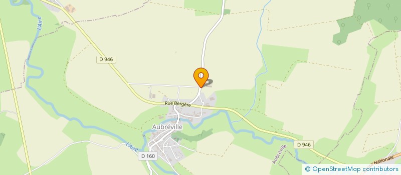 localisation de l'entreprise GFA DE LA PORTE AUX CHAMPS à AUBREVILLE